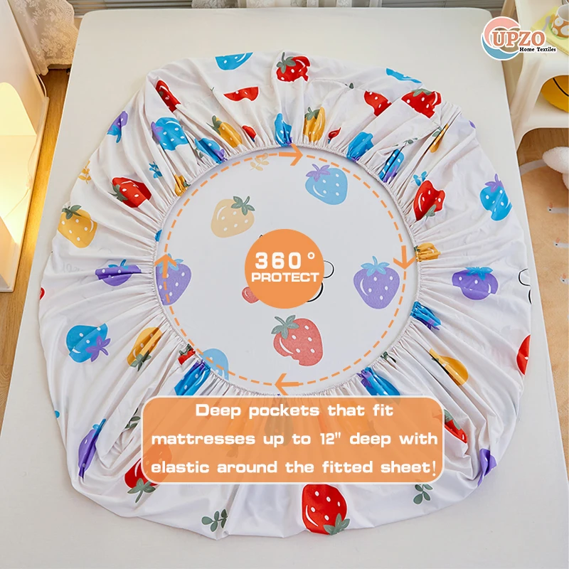 Cute-cartoon-fitted-sheet-Double-bed-cover-microfiber-polyester-bed-sheet-Deep-pocket-mattress-protective-cover-2.webp