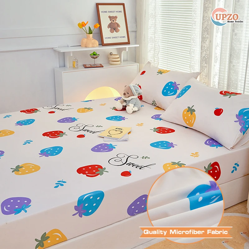 Cute-cartoon-fitted-sheet-Double-bed-cover-microfiber-polyester-bed-sheet-Deep-pocket-mattress-protective-cover-3.webp