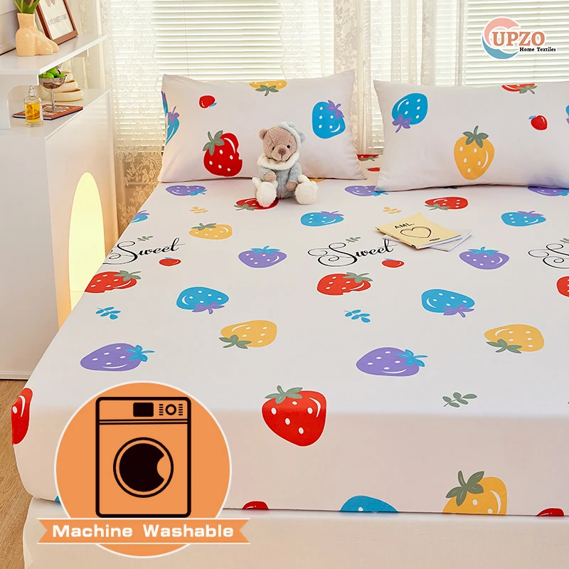 Cute-cartoon-fitted-sheet-Double-bed-cover-microfiber-polyester-bed-sheet-Deep-pocket-mattress-protective-cover-5.webp