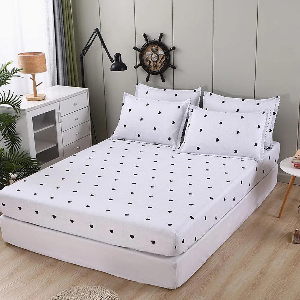 Fashion-Gray-heart-white-Bed-Fitted-Sheets-Sabanas-Mattress-Cover-with-Elastic-Microfiber-120-200-30.webp