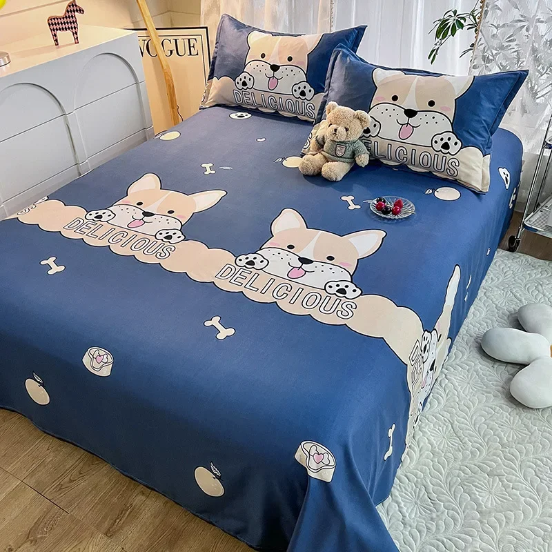 Soft-and-Cozy-Floral-Printed-Single-Piece-Luxurious-Moisturizing-Cotton-Bed-Sheet-for-Students-Dormitory-2.webp