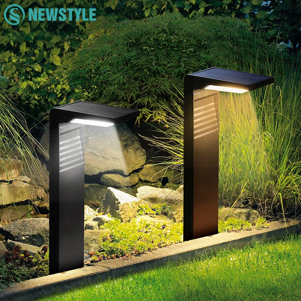 Solar Garden Pathway Lights Outdoor Bright Landscape Lighting Yard Walkway Waterproof Solar Powered Garden Decor Patio Porch